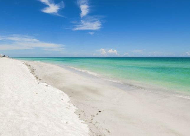Lido Beach wedding on Florida's Gulf Coast