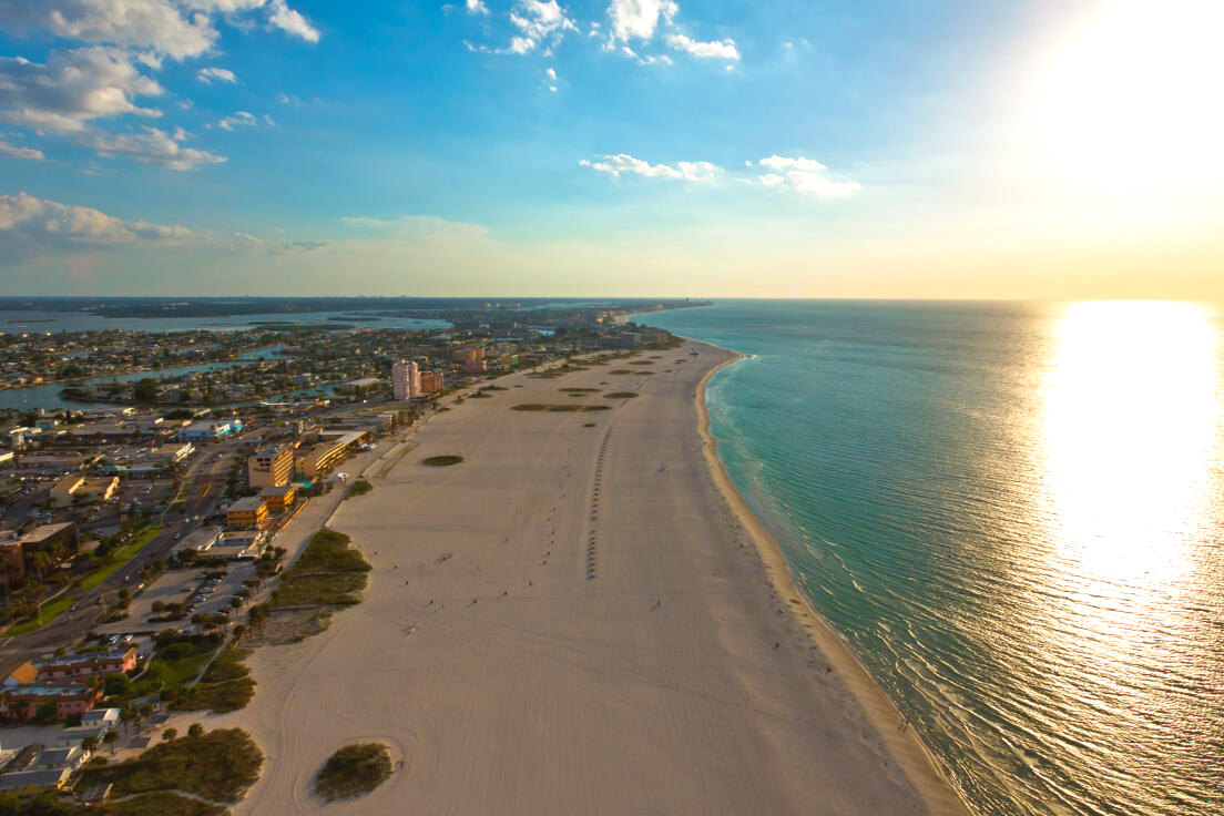 Treasure Island Beach wedding on Florida's Gulf Coast